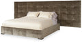 Century Furniture Soho Bed Fully Uph Wings For Queen Size 5/0 AE9-107PQ