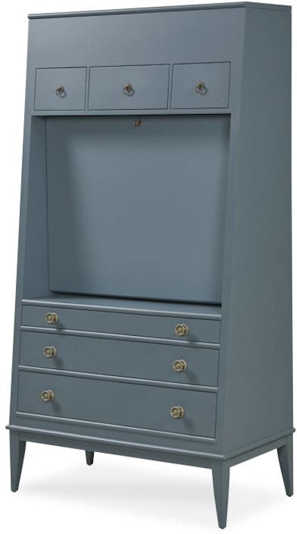 Century Furniture Hallings Secretary - Dusk Blue AEB-765