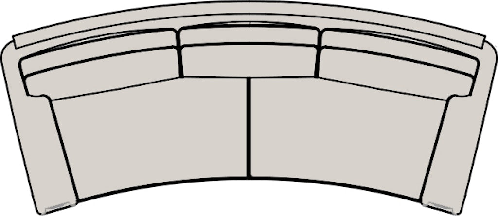 Bradington Young Melville Conversation Sofa 771-98