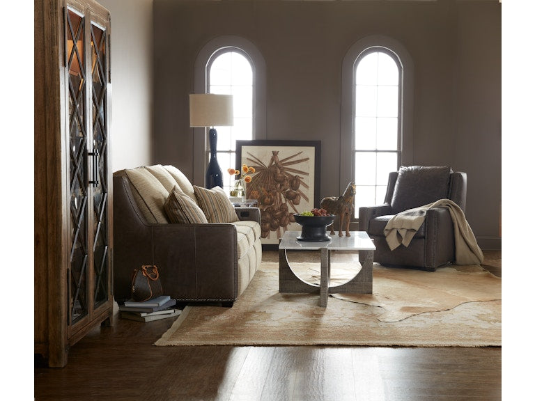 Bradington Young Nicoletta Reclining Sofa with Power Headrest 968-90