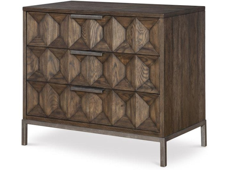 Century Furniture Elliott Three Drawer Chest - Brown Rustic B2H-705