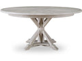 Century Furniture Collin 64 Round Dining Table - White Rustic B2W-306