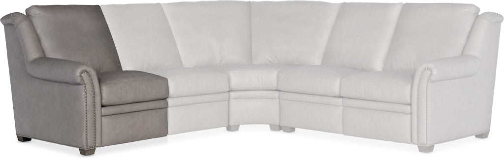 Bradington Young Robinson Left Arm Facing Reclining Chair with Power Headrest 206-17