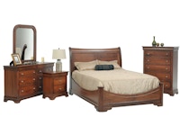 YUTZY WOODWORKING Bordeaux 2 Drawer Nightstand 92007