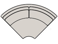 Bradington Young Revelin Corner Wedge 203-67