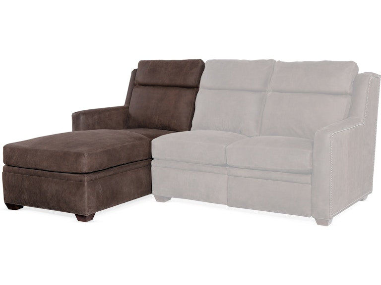 Bradington Young Revelin Left Arm Facing Chaise - Two Piece Back 203-41-2