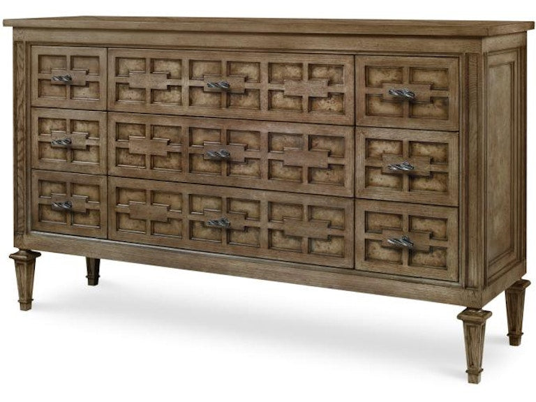 Century Furniture Casa Bella Burl Dresser - Timber Grey C5h-206
