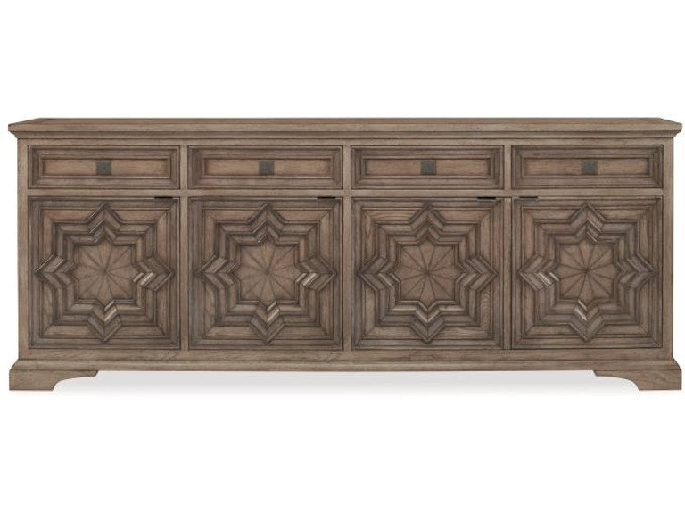 Century Furniture Casa Bella Carved Credenza - Timber Grey C5h-404