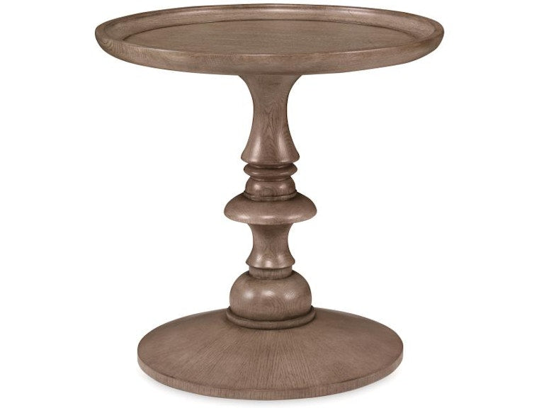 Century Furniture Casa Bella Turned Pedestal Table - Timber Grey C5h-622