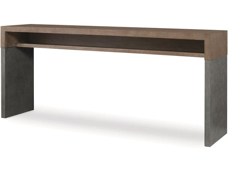 Century Furniture Casa Bella Curved Front Console - Timber Grey C5h-721