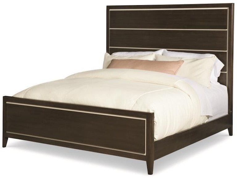 Century Furniture Aria Bed - Queen 5/0 - Brownstone/Oxford White C6c-145
