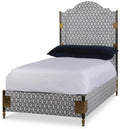 Century Furniture Gemma Upholstered Bed. Twin Size 3/3 C79-133