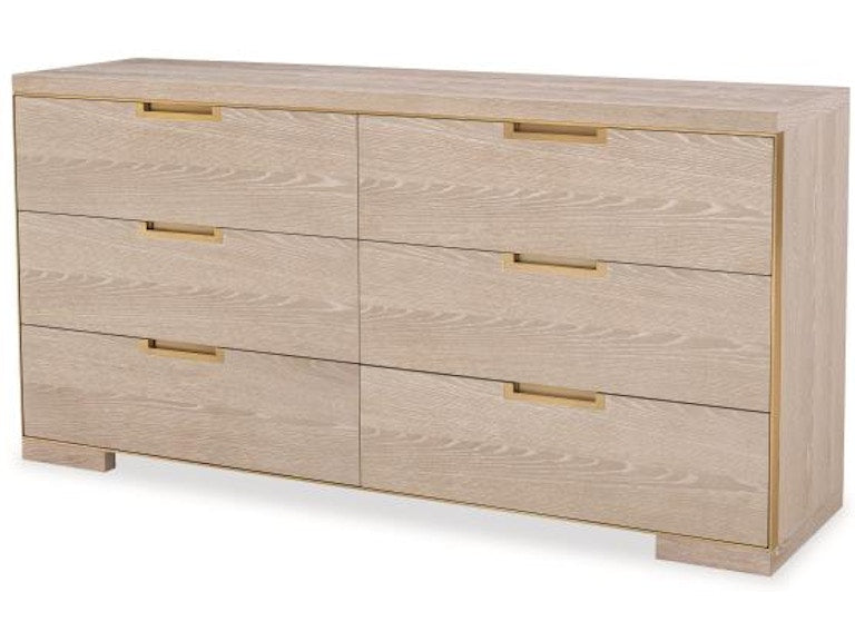 Century Furniture Cadence Six Drawer Dresser - Sand Cerused CA2-205