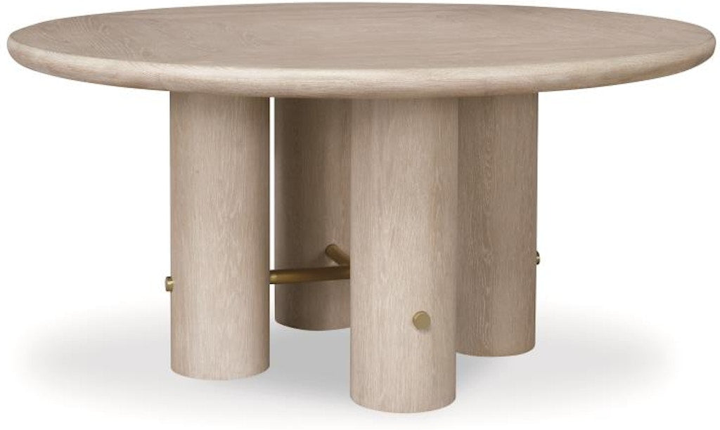 Century Furniture Cadence Round 64" Dining Table - Sand Cerused CA2-305