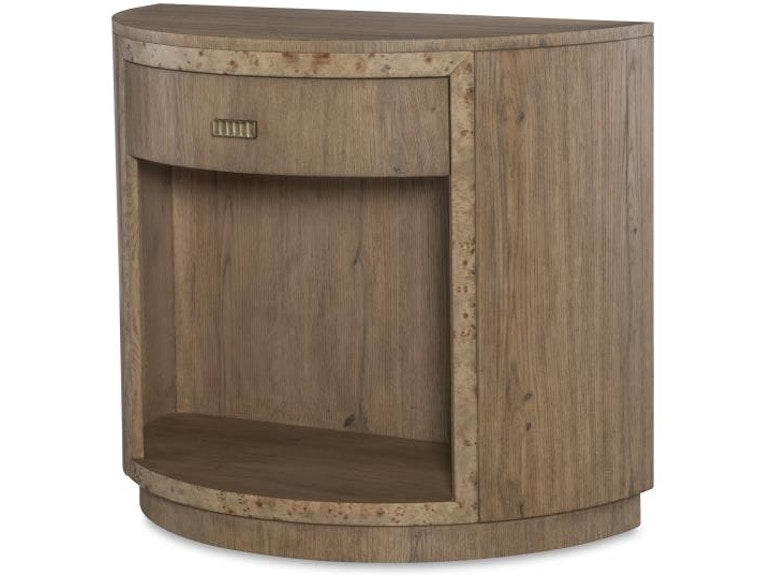 Century Furniture Monterey Demilune Nightstand - Hawthorne Light CBA-221-V1