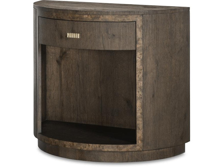 Century Furniture Monterey Demilune Nightstand - Hawthorne Dark CBA-221-V2
