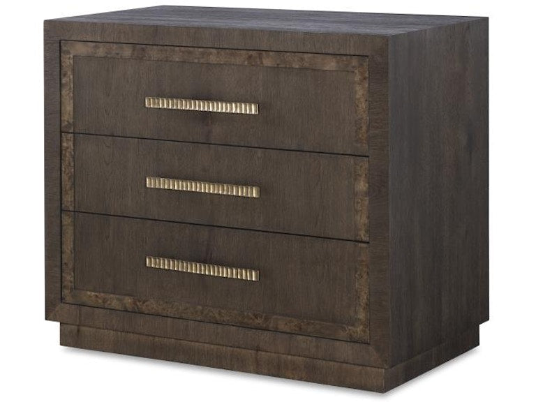 Century Furniture Monterey Three Drawer Nightstand - Hawthorne Dark CBA-223-V2