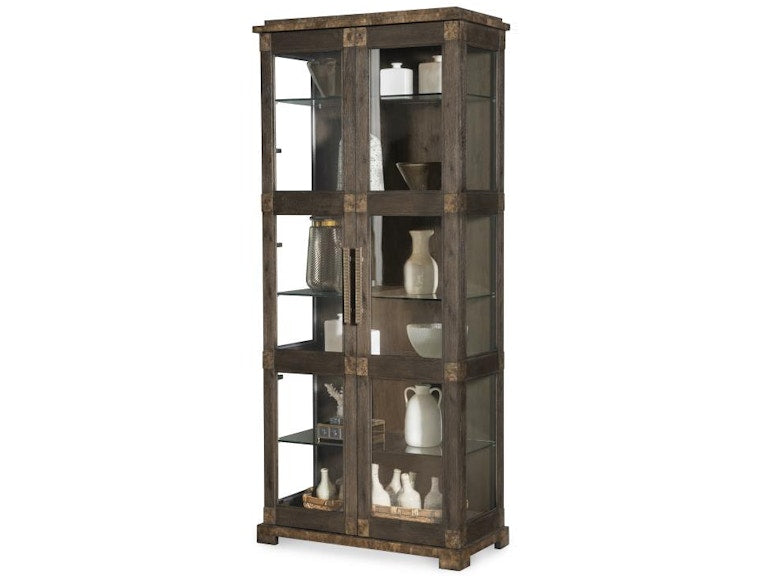 Century Furniture Monterey Tall Display Cabinet - Hawthorne Dark CBA-772-V2