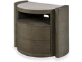 Century Furniture Yume Two Drawer Open Shelf Nightstand - Dusk CDA-225-V1
