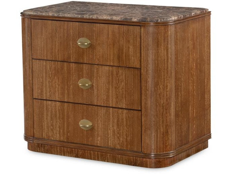 Century Furniture Maxwell Three Drawer Nightstand - Clove CEA-221-V1