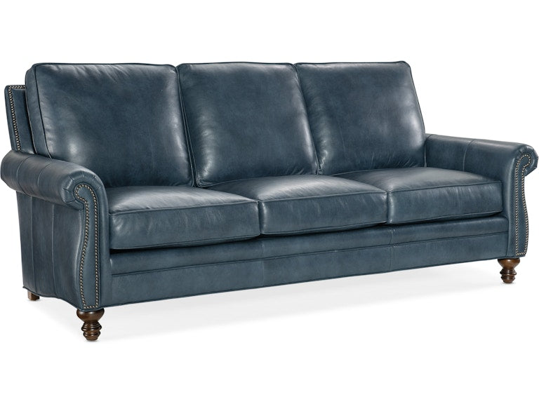 Bradington Young Reddish Stationary Sofa 579-95