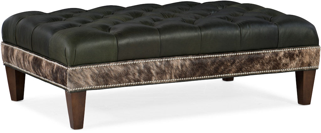 Bradington Young XL Rects Tufted Rectangle Ottoman 807-REC