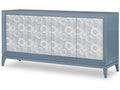 Century Furniture Details II Four Door Upholstered Front Low Credenza CR9-501U