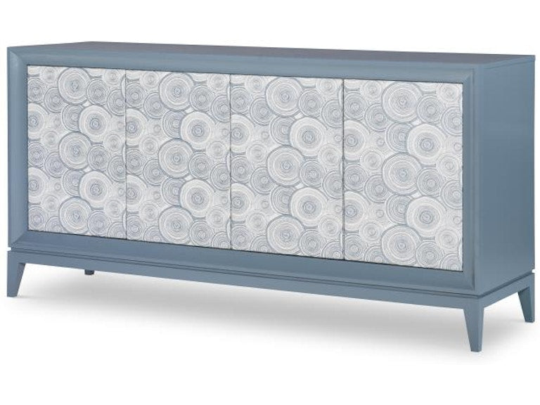 Century Furniture Details II Four Door Upholstered Front Low Credenza CR9-501U