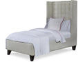 Century Furniture Details Fully Uph Wing Medium H.b. Bed - Twin 3/3 Cr9-122T