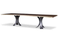 Century Furniture 120 Guan Slab Dining Table - Textured Metal CR9-1-120-G-973