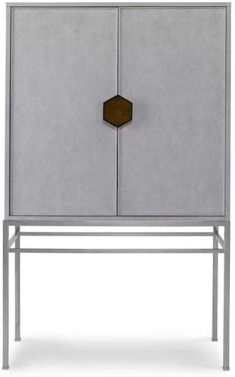 Century Furniture Details I Bar Cabinet With Mirrored Back Panel Cr9-783