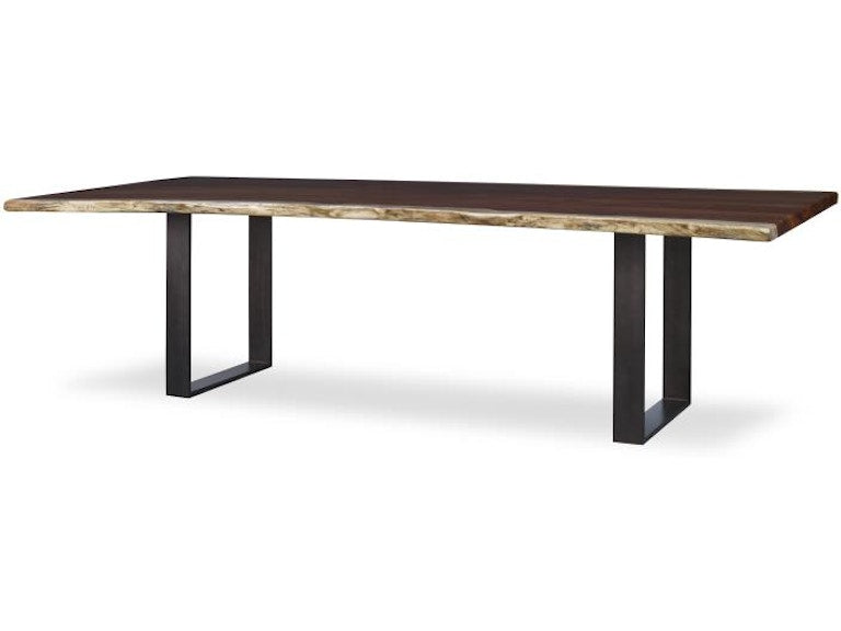 Century Furniture 120 Guan Slab Dining Table - Oiled Bronze Strap CR9-1-120-G-971