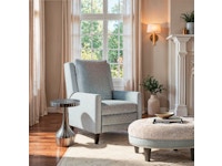 Bradington Young XL Well-Rounded Tufted Round Ottoman 807-RD