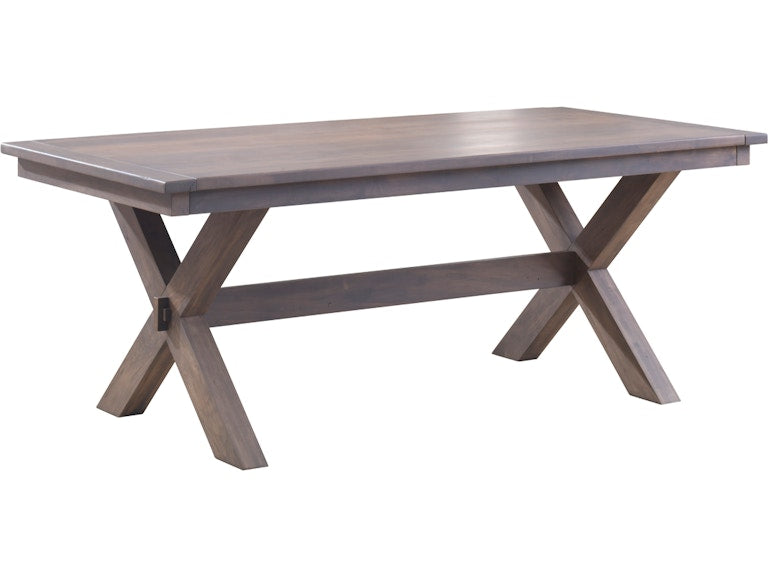 YUTZY WOODWORKING Cross Trestle Table 52-3878-212