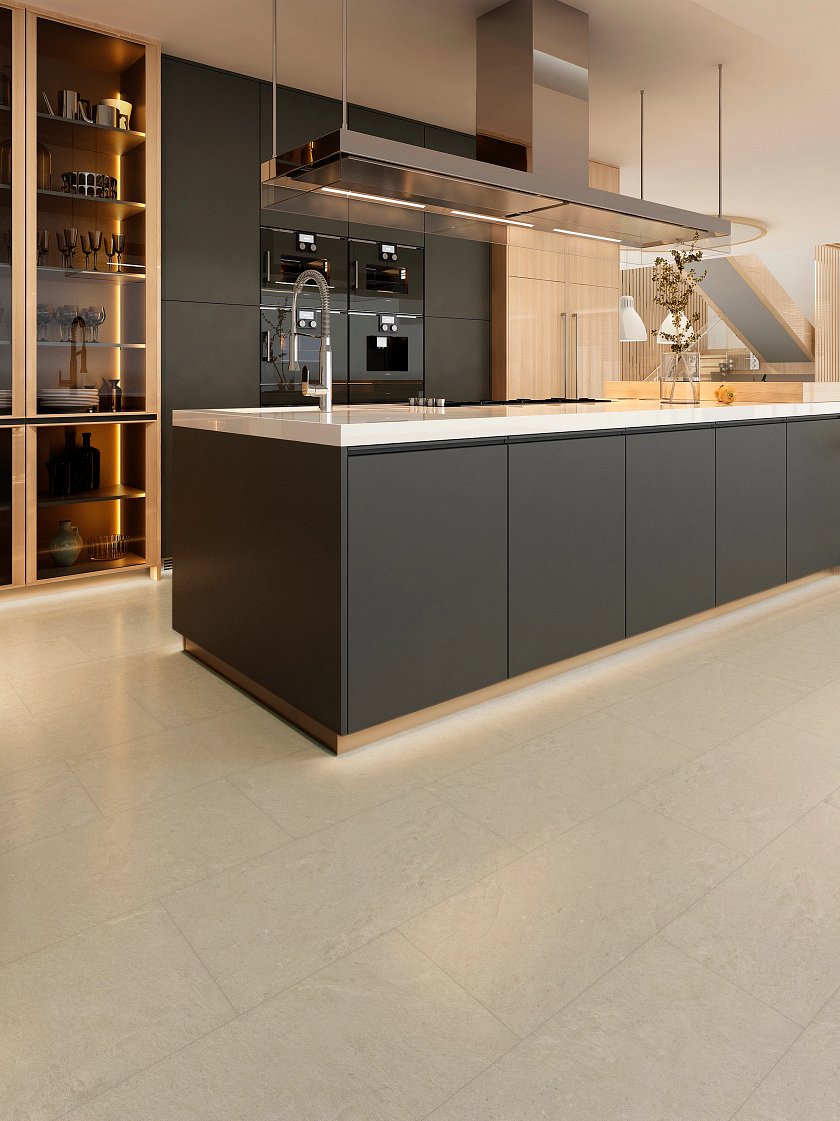 BALANCED RETREAT SOFT UMBER CONCRETE ROOM