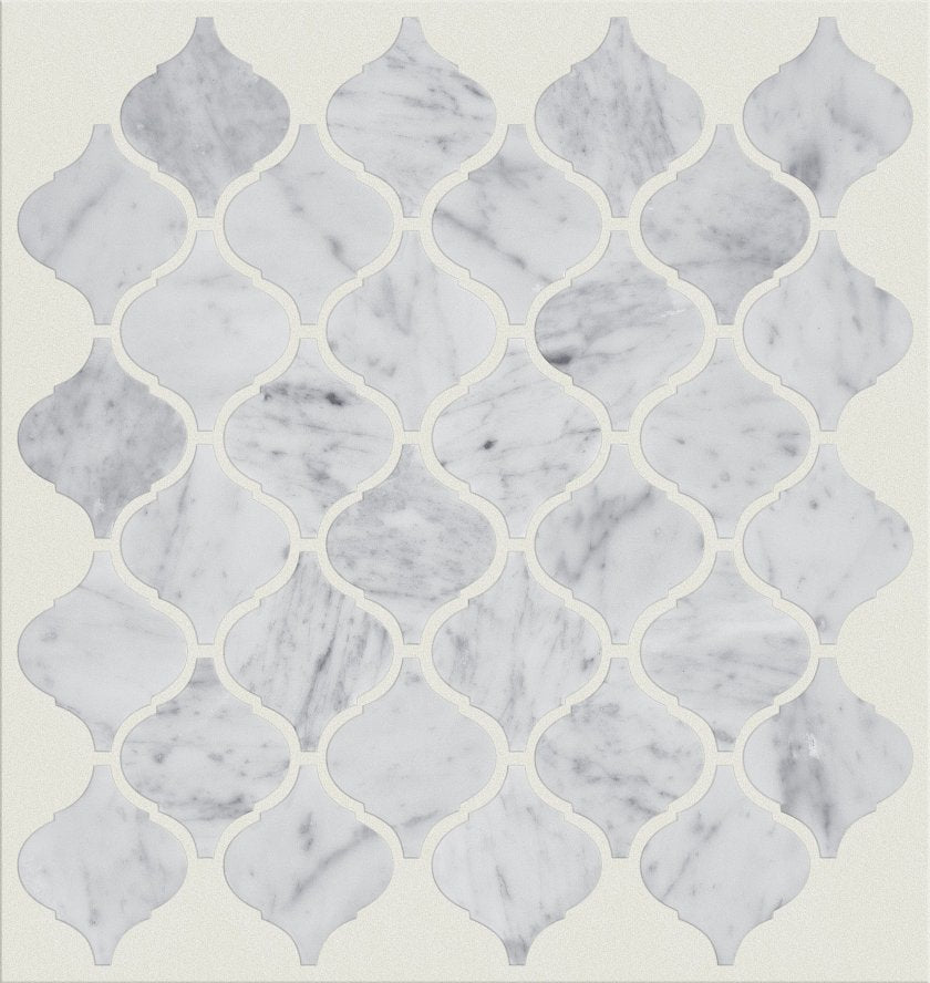 CHATEAU LANTERN MOSAIC BIANCO CARRARA MAIN