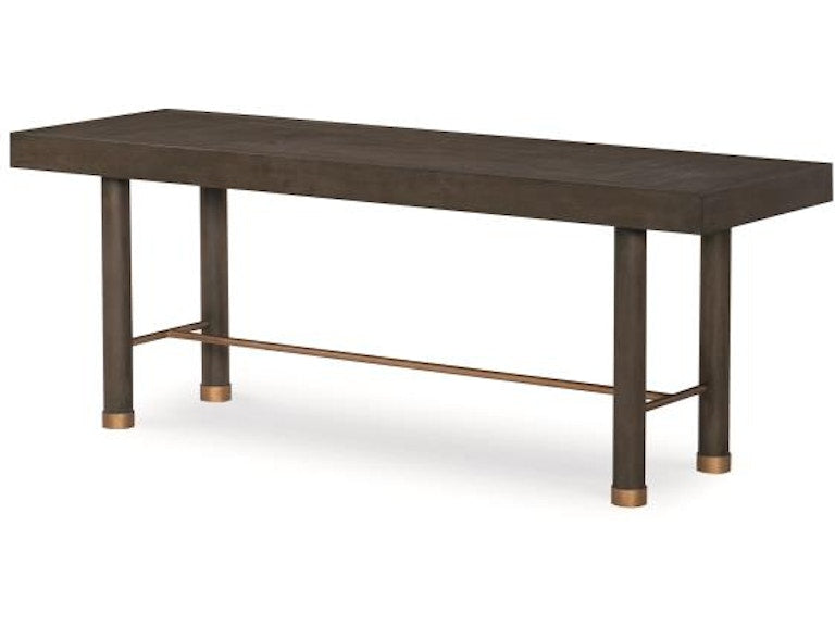 Century Furniture Biscayne Bench-mink Grey Ct1000-Mk