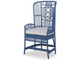 Century Furniture Riviera Desk Chair - Blue/Flax CT6013-NV