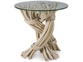 Century Furniture Braided Knot Side Table - Limewash CT6104-LW