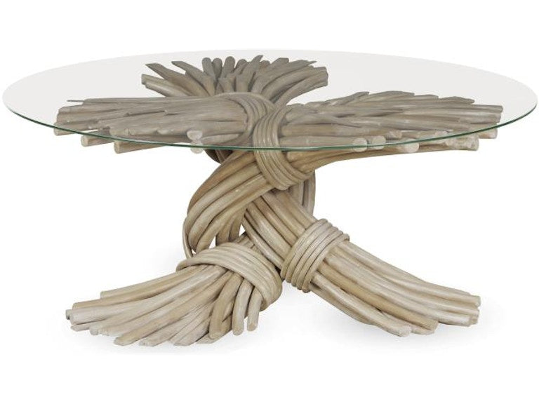 Century Furniture Braided Knot Cocktail Table - Limewash CT6140-LW
