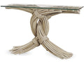Century Furniture Braided Knot Console Table - Limewash CT6141-LW