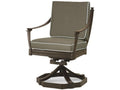 Century Furniture Metal Bk Swivel Rocker Dining Arm Chair D12MB-52-1
