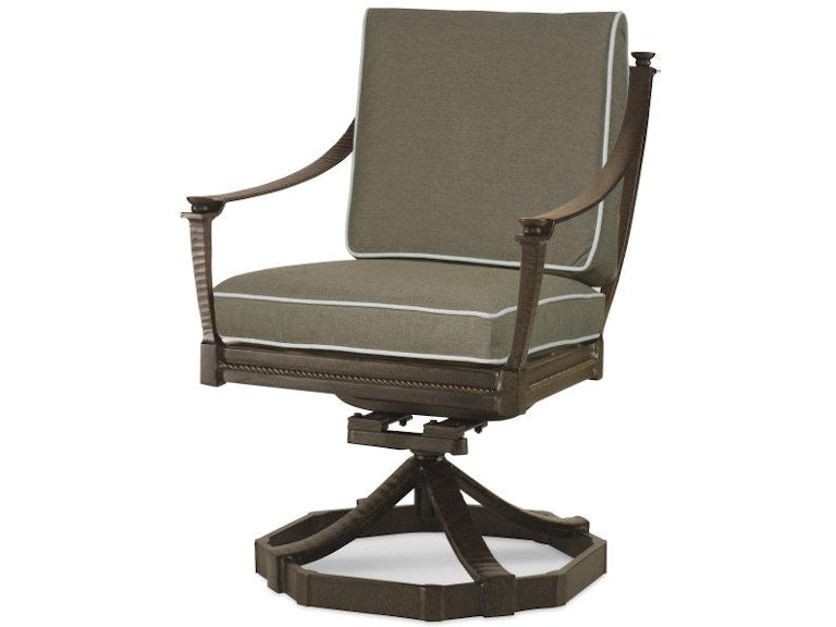 Century Furniture Metal Bk Swivel Rocker Dining Arm Chair D12MB-52-1
