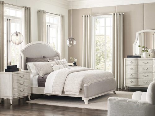 American Drew Carlyn Upholstered Queen Bed - Complete 266-313R
