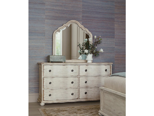 American Drew Helene Six Drawer Dresser - Creme 309-130C