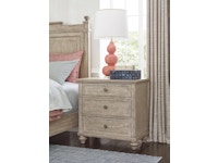 American Drew Miriam Three Drawer Straight Nightstand - Breve 309-421B