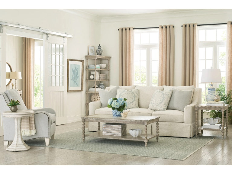American Drew Civette Round End Table - Creme 309-916C