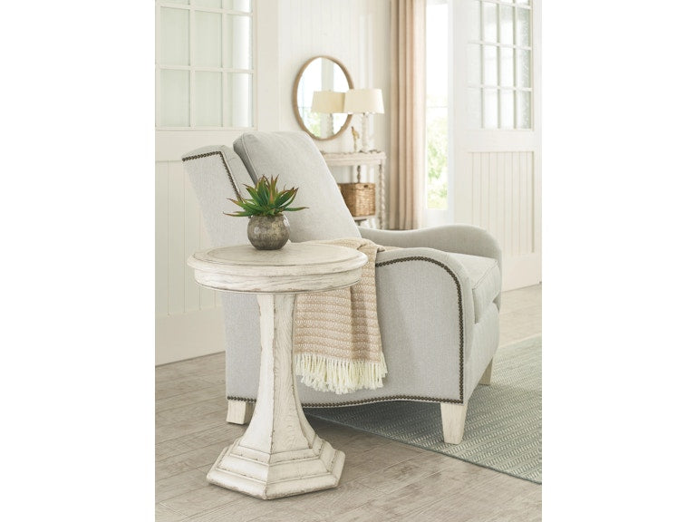 American Drew Civette Round End Table - Creme 309-916C