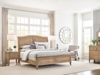 American Drew Queen Cadence Sleigh Bed - Complete 483-304R