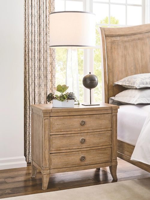 American Drew Chastain Three Drawer Nightstand 483-420